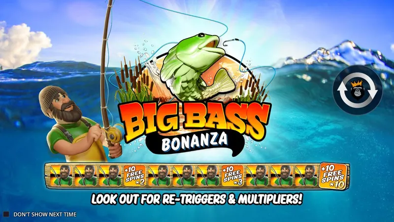 Big Bass Bonanza slot by Pragmatic Play – game screen