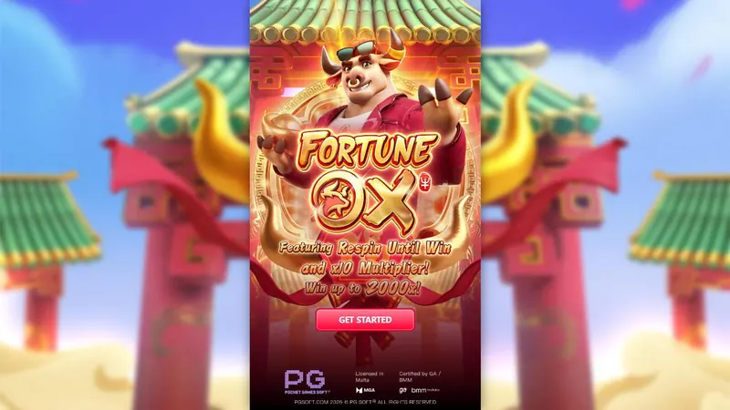 Fortune Ox slot by PG Soft – game screen
