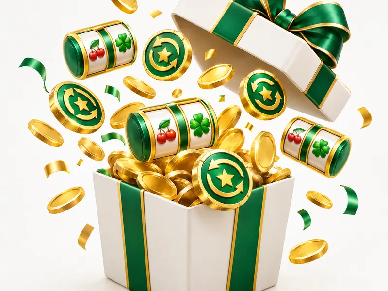 WinExch bonus gift box with coins – illustration
